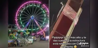 Estaba en los más alto de juego mecánico y se dio cuenta de algo terrible: “Adrenalina extrema”