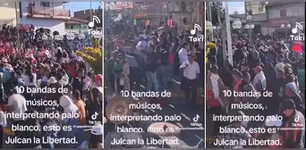 “De Julcán para el mundo”: cientos de músicos se unen para interpretar conocida marinera norteña “De Julcán para el mundo”: cientos de músicos se unen para interpretar conocida marinera norteña