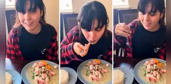 Chilena prueba ceviche y queda encantada: "La comida peruana es mil veces mejor que la de mi país"
