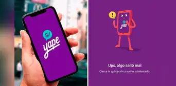 Caída de Yape: usuarios reportaron que app de transferencia presentó fallas Caída de Yape: usuarios reportaron que app de transferencia presentó fallas