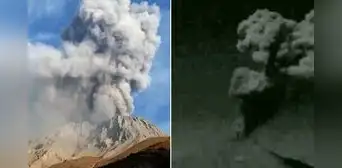 Cenizas del volcán Ubinas alcanzaron 5.500 metros de altura: así se vieron las explosiones