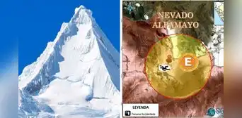 Hallan muerto a turista norteamericano desaparecido en el nevado Alpamayo Hallan muerto a turista norteamericano desaparecido en el nevado Alpamayo