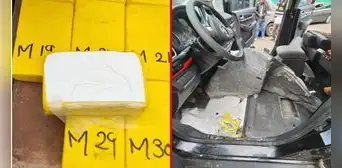 Los mil disfraces de la cocaína: cargamento de droga iba en dos caletas de una camioneta Los mil disfraces de la cocaína: cargamento de droga iba en dos caletas de una camioneta