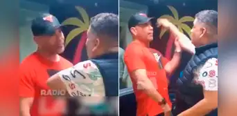 'Tomate' Barraza encara a Alfredo Benavides tras llamada a Gabriela Serpa: "No me toques, vas a perder"