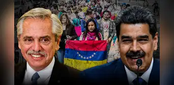 Alberto Fernández defiende a Nicolás Maduro y culpa a sanciones económicas por la migración venezolana Alberto Fernández defiende a Nicolás Maduro y culpa a sanciones económicas por la migración venezolana