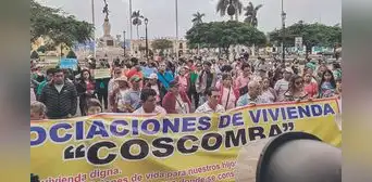 Trujillo: 12.000 familias esperan por casas en Coscomba Trujillo: 12.000 familias esperan por casas en Coscomba