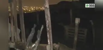 VES: hombre de 70 años pierde la vida tras ser carbonizado por incendio