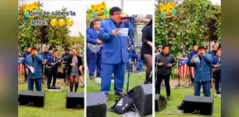 Cantante se olvida la letra en pleno concierto y es viral por improvisar: “Bad Bunny de la cumbia” Cantante se olvida la letra en pleno concierto y es viral por improvisar: “Bad Bunny de la cumbia”