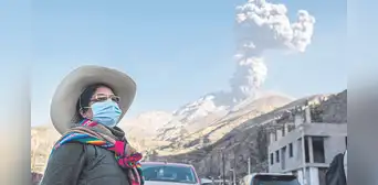 Volcán Ubinas: en diez días estaría operativo refugio para los afectados Volcán Ubinas: en diez días estaría operativo refugio para los afectados