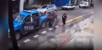 Policía frustra feminicidio cuando hombre perseguía a su expareja con un arma en Argentina Policía frustra feminicidio cuando hombre perseguía a su expareja con un arma en Argentina