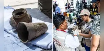 ¡Increíble! Piezas arqueológicas se vendían en el mercado informal de Tacorita ¡Increíble! Piezas arqueológicas se vendían en el mercado informal de Tacorita