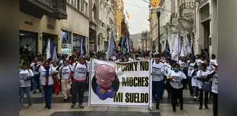 Trabajadores de la Municipalidad de Lima exigen remuneración de sueldos impagos desde hace 6 meses