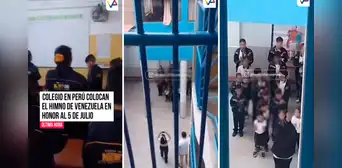 Colegio de SMP coloca himno de Venezuela para que alumnos conmemoren el día de su independencia Colegio de SMP coloca himno de Venezuela para que alumnos conmemoren el día de su independencia