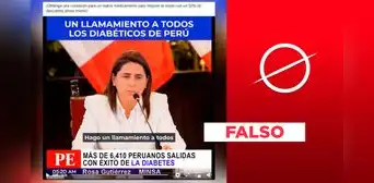 Exministra de Salud no asegura en video viral “curar” la diabetes con un programa nacional Exministra de Salud no asegura en video viral “curar” la diabetes con un programa nacional