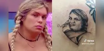 Fanática de "La casa de los famosos" se hace viral por tatuarse la cara de Wendy Guevara Fanática de "La casa de los famosos" se hace viral por tatuarse la cara de Wendy Guevara