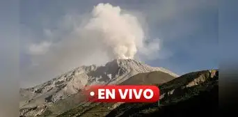 Volcán Ubinas EN VIVO: ciudadanos serían trasladados al albergue de Sirahuaya Volcán Ubinas EN VIVO: ciudadanos serían trasladados al albergue de Sirahuaya
