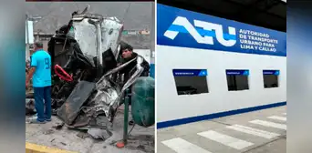 ATU denunciará penalmente a conductor de vehículo involucrado en accidente de Pasamayito
