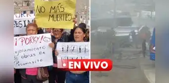 Pasamayito EN VIVO: vecinos protestan contra la MML y exigen que no haya más muertes en la vía Pasamayito EN VIVO: vecinos protestan contra la MML y exigen que no haya más muertes en la vía