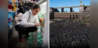 Agua salada, electrodomésticos malogrados y más: así vive la capital de Uruguay la crisis hídrica