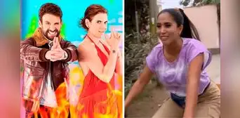 'Peluchín' y Gigi Mitre sobre Melissa en "Al fondo hay sitio": "Le sale mejor que la conducción"