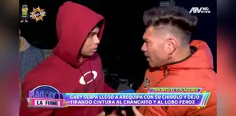 Pareja de Gabriela Serpa le niega el saludo a ‘Tomate’ Barraza y lo confronta: “¿Qué quieres, rating?