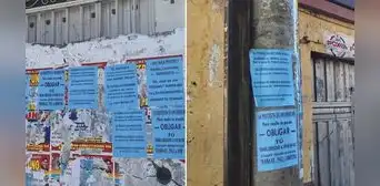 Aparecen afiches en contra de la 'Tercera toma de Lima' en Puno