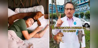 ¿Duermes con tu perro en la cama? Doctor de EsSalud explica las consecuencias