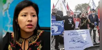 Exparlamentaria Indira Huilca sobre La Resistencia: "Lo que realiza este grupo no es hacer política"