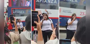 Estudiante de la UCV sorprende con su voz y redes estallan: "Que deje la carrera" Estudiante de la UCV sorprende con su voz y redes estallan: "Que deje la carrera"