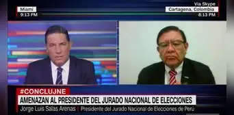 Presidente del JNE pide a CIDH que el Gobierno garantice su integridad tras amenazas de muerte Presidente del JNE pide a CIDH que el Gobierno garantice su integridad tras amenazas de muerte