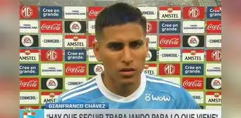 Gianfranco Chávez reveló que planteamiento de Emelec sorprendió a Cristal: "No lo esperábamos"