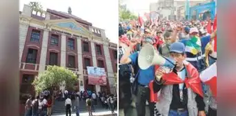 'Tercera toma de Lima': Universidad Federico Villarreal suspende clases hasta el 27 de  julio