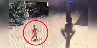 ¡Spiderman de Iquitos! Sujeto se trepa en postes de luz para ingresar a robar viviendas