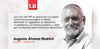 Un lavado no muy dulce en las Fiscalías, por Augusto Álvarez Rodrich Un lavado no muy dulce en las Fiscalías, por Augusto Álvarez Rodrich