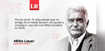 Sueño latinoamericano de Kundera, por Mirko Lauer Sueño latinoamericano de Kundera, por Mirko Lauer