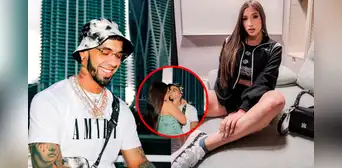 Anuel AA: ¿quién es Laury Saavedra, la mujer que aparece besando al cantante en fotografía?