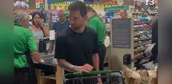 Las virales imágenes de Messi en un supermercado de Miami que causan furor en redes Las virales imágenes de Messi en un supermercado de Miami que causan furor en redes