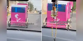 Joven graba mototaxi de Barbie en plena calle y usuarios estallan: "Eso es marketing" Joven graba mototaxi de Barbie en plena calle y usuarios estallan: "Eso es marketing"