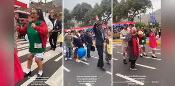 Adultos mayores desfilan disfrazados de personajes de "El Chavo del 8" en El Agustino Adultos mayores desfilan disfrazados de personajes de "El Chavo del 8" en El Agustino
