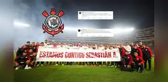 Hinchas de Corinthians rechazan mensaje de la 'U' apoyando a preparador: "Vergonzoso gesto"