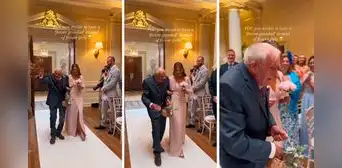 Joven le pide a su abuelo de 95 años que arroje las flores en su boda: "Tan dulce" Joven le pide a su abuelo de 95 años que arroje las flores en su boda: "Tan dulce"