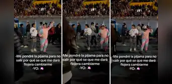 ¡Sin miedo al éxito!: mujer asiste a concierto del Grupo 5 con su pijama de unicornio