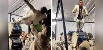 "Así caí en los brazos de mi ex": acrobacia de artista en fiesta de Áncash deja atónitos a internautas "Así caí en los brazos de mi ex": acrobacia de artista en fiesta de Áncash deja atónitos a internautas