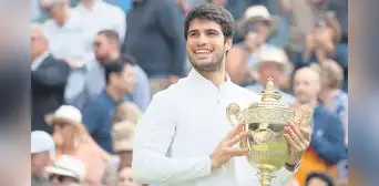 Carlos Alcaraz, el nuevo rey de Wimbledon Carlos Alcaraz, el nuevo rey de Wimbledon
