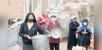 Ollas comunes sirven menos raciones por la crisis alimentaria Ollas comunes sirven menos raciones por la crisis alimentaria