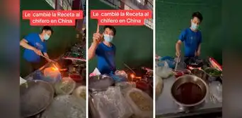 Peruano enseña a preparar tallarín saltado a cocinero en China y usuarios dicen: "Le pusiste sazón"