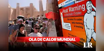Ola de calor HOY, martes 18 de julio: calor extremo en el hemisferio norte de Estados Unidos, Europa y Asia Ola de calor HOY, martes 18 de julio: calor extremo en el hemisferio norte de Estados Unidos, Europa y Asia