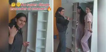Venta de mueble con compartimiento secreto es viral en TikTok: "Para esconder a tu amante" Venta de mueble con compartimiento secreto es viral en TikTok: "Para esconder a tu amante"