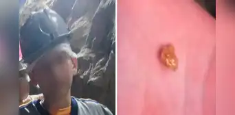 Niño va de excursión a una mina abandonada y encuentra una pepita de oro de 24 quilates: ¿Se volvió rico?