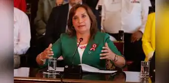 Dina Boluarte se pronunció junto a sus ministros a horas de la 'Marcha Nacional' del 19 de julio